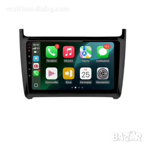 Volkswagen Polo 5 2008 - 2020 Мултимедия Навигация Android