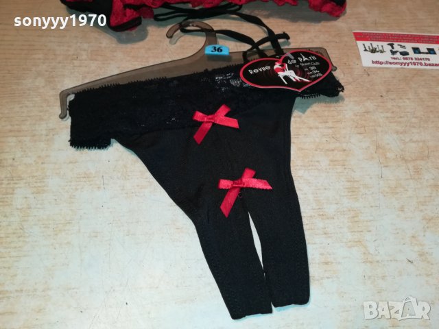 reviue de paris red & black 36/95b 1609211943, снимка 4 - Бельо - 34156718