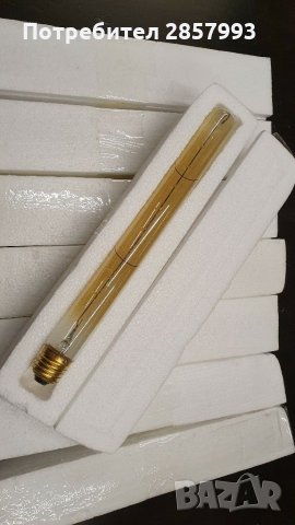 Винтидж Едисон декоративна крушка с нажежаема жичка, снимка 6 - Крушки - 31285901