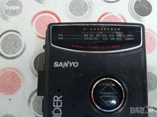 SANYO уокмен с радио, снимка 2 - Радиокасетофони, транзистори - 38166230