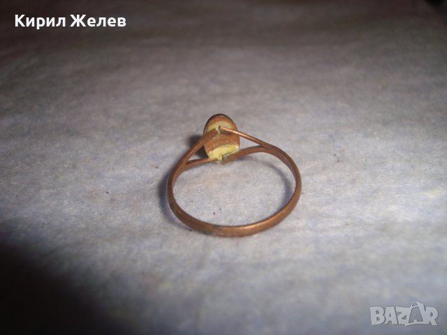 СТАР РЪЧНО ОРНАМЕНТИРАН МАЙСТОРСКИ МЕДЕН ФИН РЕТРО ПРЪСТЕН 27605, снимка 6 - Антикварни и старинни предмети - 37463819