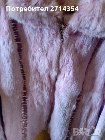 Дамско палто заешка кожа, снимка 2 - Палта, манта - 29392128