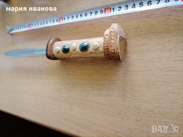 Нож от щик калашник с мъхов ахат, снимка 5 - Ножове - 56138088