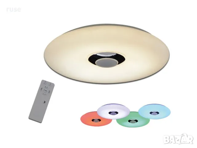 НОВ! Led плафон с Bluetooth тонколона,Лампа, снимка 3 - Лампи за таван - 50418742