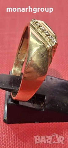 Златен пръстен, снимка 3 - Пръстени - 52808250