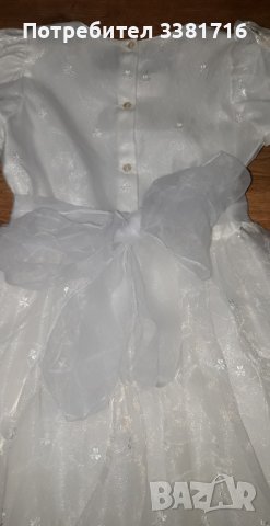 Страхотна детска булчинска рокля за ръст  134/140, снимка 5 - Детски рокли и поли - 39219000