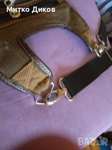 Маркова чанта отлична за през рамо с много прегради маркова на JSNL 22х20х8 см промазан плат, снимка 4 - Чанти - 53902416