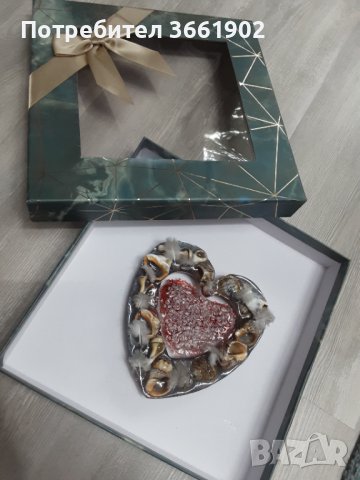 Сърце морски стил , снимка 2 - Декорация за дома - 39895976