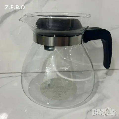 Огнеупорна кана с капак за чай и кафе нова, 1.25 л