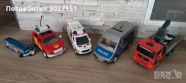 Играчки - камионче, пожарна, линейка