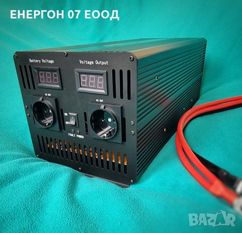 Инвертор Висок клас 4000w/8000w 24v - 220v ПЪЛНА СИНУСОИДА Солар батер, снимка 1 - Друга електроника - 35284566