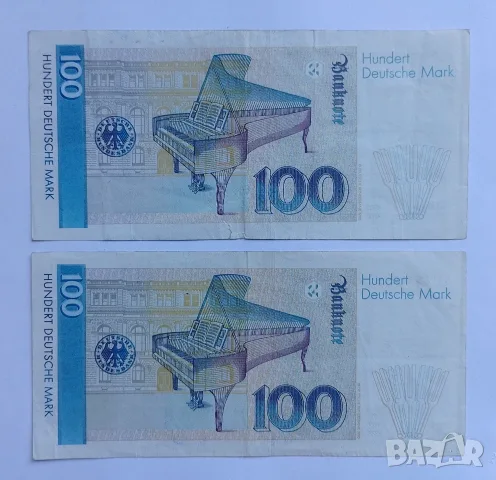 100 Дойче марки 1991 г, снимка 2 - Нумизматика и бонистика - 54036775