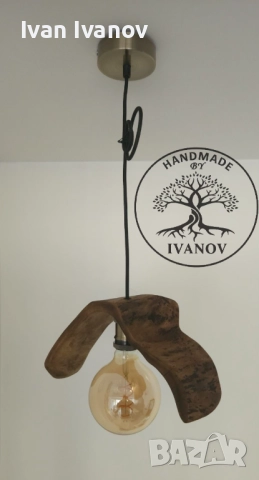 Ръчно изработени лампи от дърво., снимка 18 - Декорация за дома - 52773403