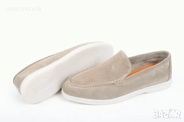 НОВО! Мъжки мокасини от естествен велур - Три цвята, снимка 5 - Мокасини - 49783486