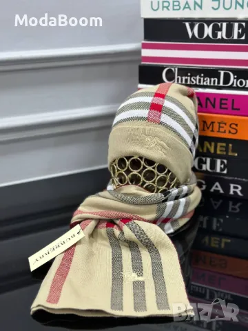 Burberry зимни комплекти , снимка 3 - Шапки - 48250803