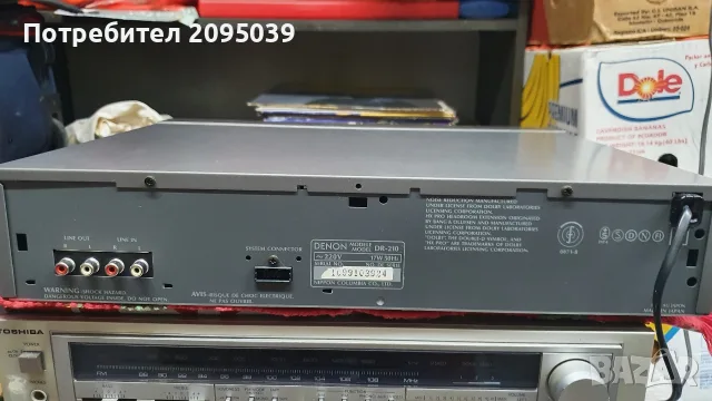 Касетен дек DENON DR 210., снимка 3 - Декове - 55715727