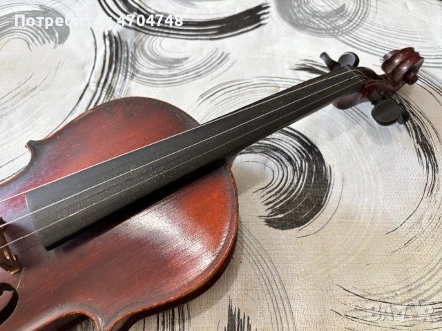 Стара цигулка , снимка 6 - Струнни инструменти - 54005221