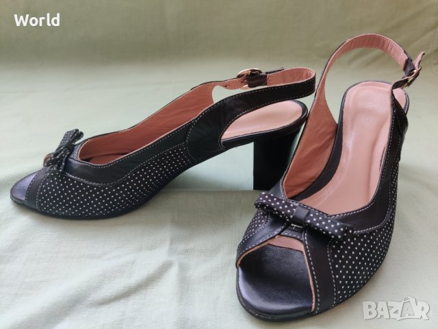 Дамски сандали от естествена кожа, снимка 4 - Сандали - 40851334