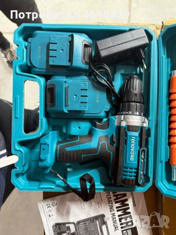 Комплект бормашина с двойна батерия и безчетков мотор за точност и мощност във всеки детайл, снимка 3 - Бормашини - 52450968