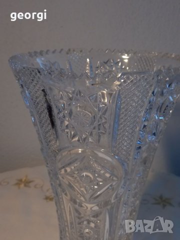 Кристална ваза, снимка 3 - Вази - 35513067