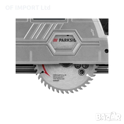 Потапящ Акумулаторен Безчетков Ръчен Циркуляр PARKSIDE Perfomance PPTSA 20-Li C3, снимка 7 - Други инструменти - 51427027