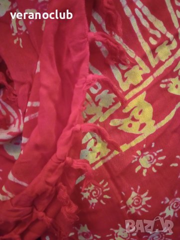 100% памук Парео Червено България 160 на 115 см