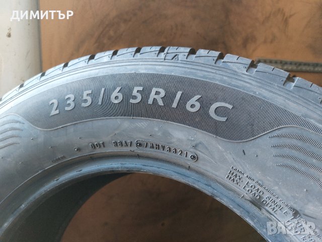 2бр.летни DUNLOP 235/65/16C DOT 3321-ЦЕНАТА Е ЗА БРОЙ, снимка 5 - Гуми и джанти - 42633049