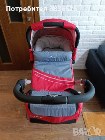 Детска количка 3 в 1 spint+baby design , снимка 7 - Детски колички - 42130863