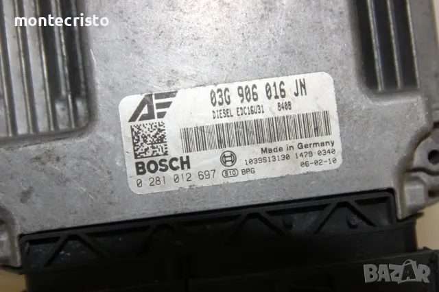 Моторен компютър Seat Alhambra (2000-2010г.) 03G906016JN / 03G 906 016 JN / 0281012697 EDC16U31, снимка 2 - Части - 49915393