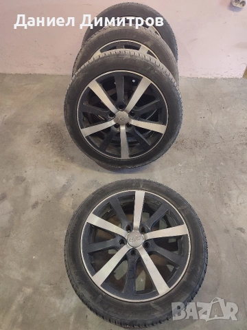Алуминиеви джанти с летни гуми 