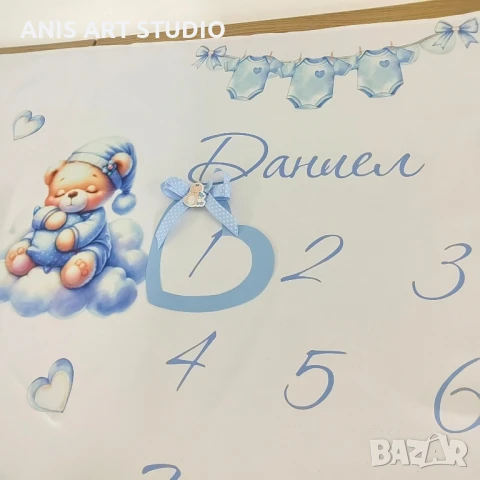 Платно за месечинки/Платно за снимки на бебето/Месечинка, снимка 2 - Други - 48220284