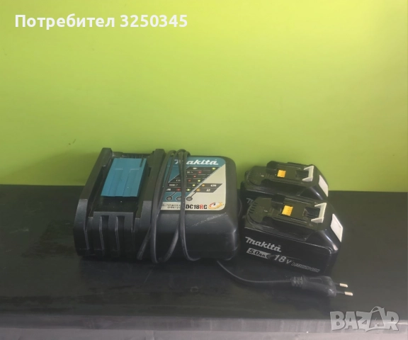 Циркуляр Makita DHS900 36v, 18V+18V, Ф235мм 2х5аh и зарядно, снимка 6 - Други инструменти - 52280993