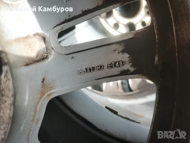 Ал.джанти 17"5х112 8J ET48 за Мерцедес, снимка 12 - Гуми и джанти - 56139577