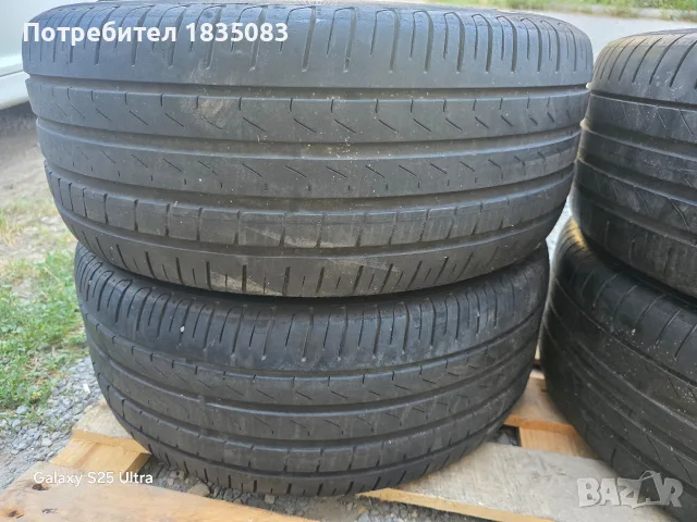 Лети джанти 17ки 5х112 VW + летни гуми 235/45/17, снимка 13 - Гуми и джанти - 55847272