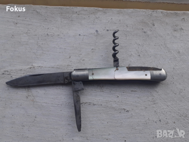 Старо немско джобно ножче, снимка 5 - Антикварни и старинни предмети - 53339445
