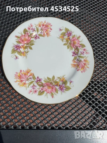 🌸 Английски сервиз за хранене Colclough “Wayside” – 25 части, снимка 3 - Антикварни и старинни предмети - 54337547