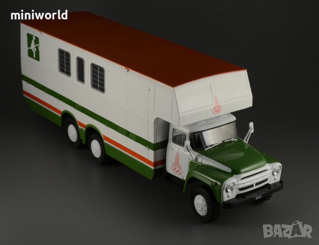 КАВЗ 5982 фургон за превоз на коне на шаси ЗиЛ 133Г1 1979 по случай Олимпиадата Москва 1980, снимка 3 - Колекции - 42789240