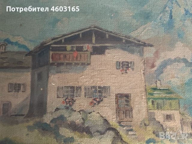 картина планински пейзаж, снимка 3 - Картини - 53938396