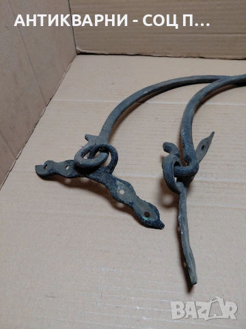 Комплект Соц Стари Бакърени Медни Дръжки Общо Тегло 2.100кг. НОМЕР 341., снимка 2 - Антикварни и старинни предмети - 54101750