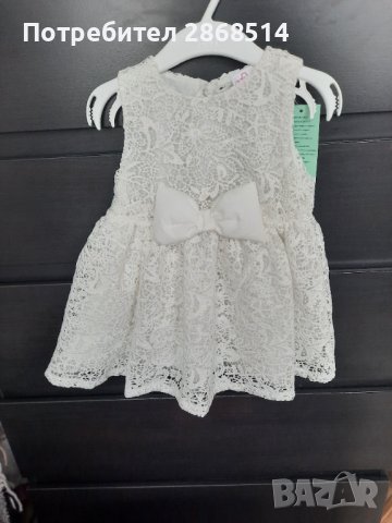 Бебешка рокля, нова, с етикет