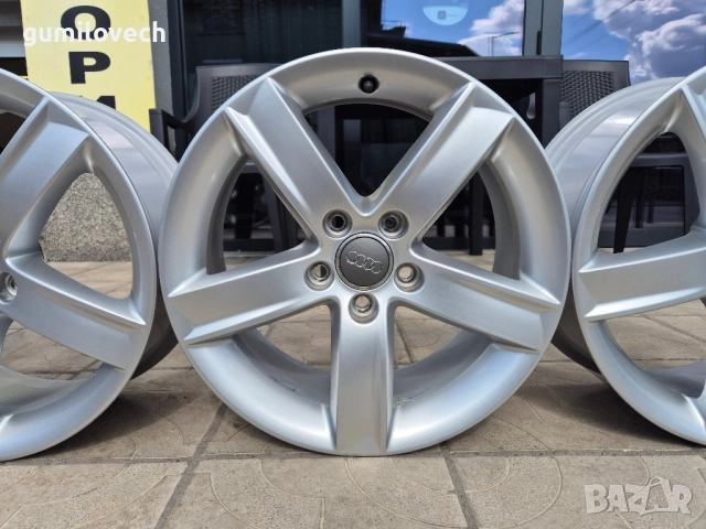 4бр.Оригинални Джанти Ауди А4/B8/Q5-17 цола , снимка 8 - Гуми и джанти - 51892811