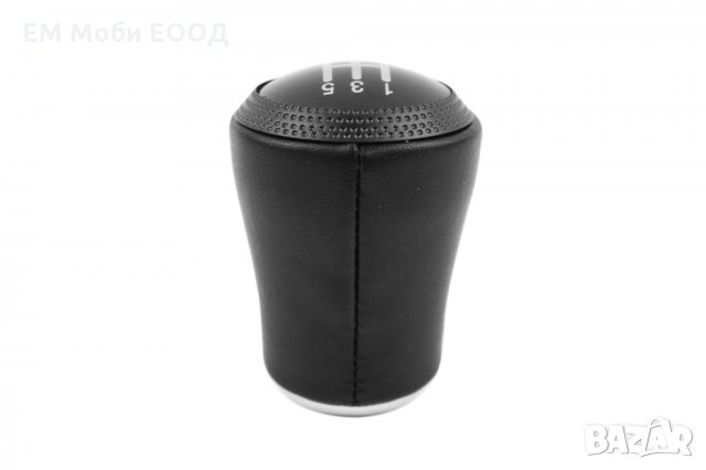 Топка Черна Кожена за Скоростен Лост Ауди AUDI A6 C5 A4 B5 A8 D2 с 5 скорости, снимка 4 - Аксесоари и консумативи - 32207849