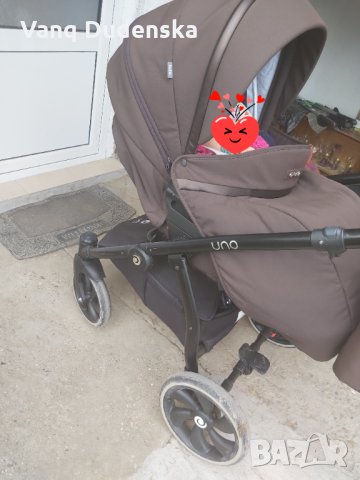 Продава се бебешка количка Тутис уно 2в1,  ЗАЕДНО  с двата коша , снимка 3 - Детски колички - 32159842