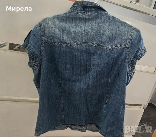 Дамска дънкова риза, снимка 2 - Ризи - 56166099