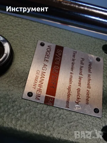 Хидравлична ръчна помпа Vogele AG Mannheim SP/EN 0.6/22F1 Hand Level Oiler Control Valve, снимка 3 - Резервни части за машини - 49054991