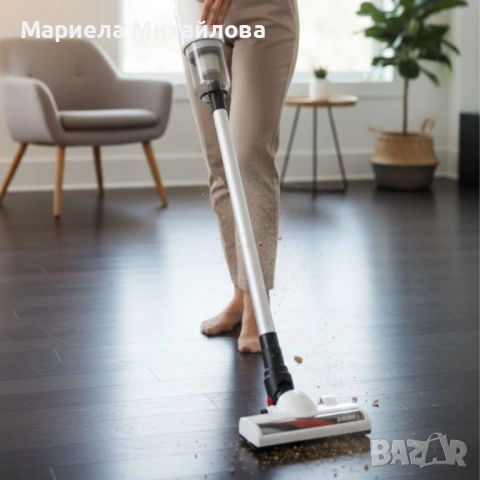Висококачествена безжична прахосмукачка Tilihome Cordless Vacuum Cleaner., снимка 2 - Прахосмукачки - 52134567