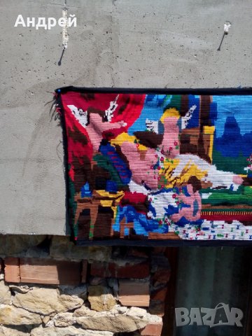 Старинен ковьор,покривка за стена #90, снимка 2 - Други ценни предмети - 29400462