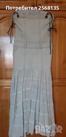 Шикозна Рокля на E Phos НОВА! Уникален Дизайн с декорации Дантела и Кожа!, снимка 8 - Рокли - 40853939