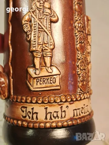 немска керамична колекционерска халба 25/4, снимка 5 - Колекции - 50235502