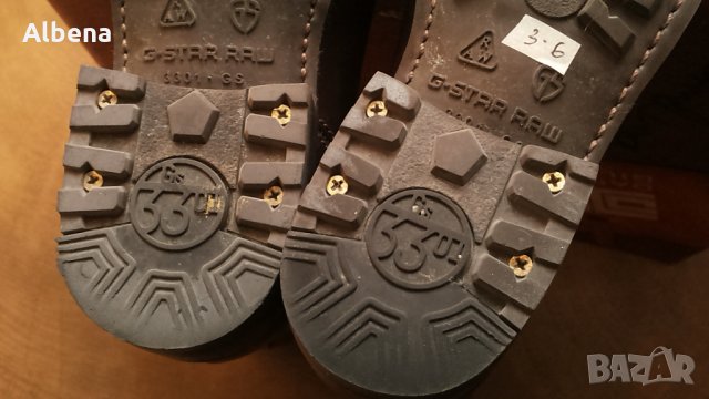 G-Star BOOT размер EUR 36 / UK 3 дамски естествена кожа 3-6-S, снимка 14 - Дамски ботуши - 30710288